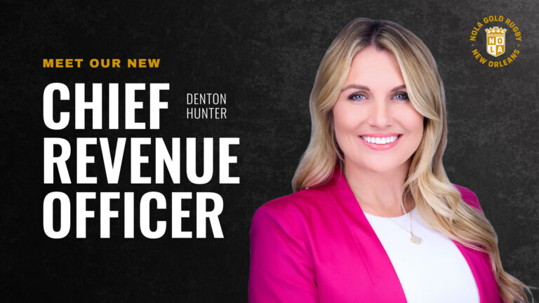 Denton Hunter Joins NOLA Gold Rugby as Chief Revenue Officer Driving Growth and Success