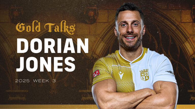 GOLD TALKS: Dorian Jones on Playmaking, Kicking Battles & NOLA Gold’s Next Test