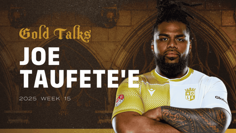 Gold Talks: Joe Taufete’e on Rugby, Mentorship, and Making History