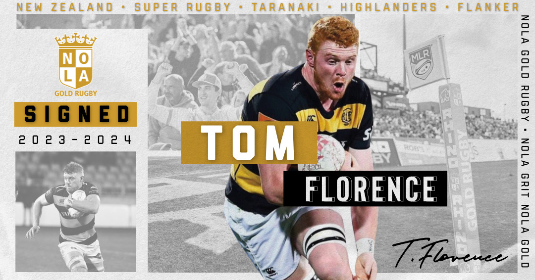 Tom Florence signs with the Gold! - NOLA Gold Rugby