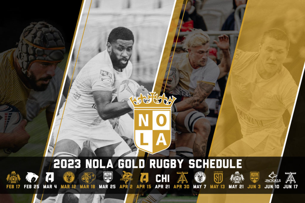 Major League Rugby Releases 2023 Season Schedule NOLA Gold Rugby
